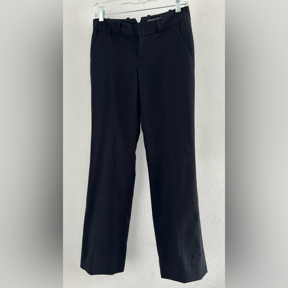 Banana Republic Black Ryan Fit Dress Pants Size 0